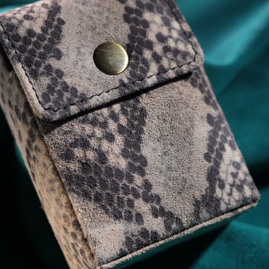 Smok-Pack | Rock Python | Genuine Leather | Handcrafted Cigarette Case | Smoker's Hub 2025 | CoriumSacs®