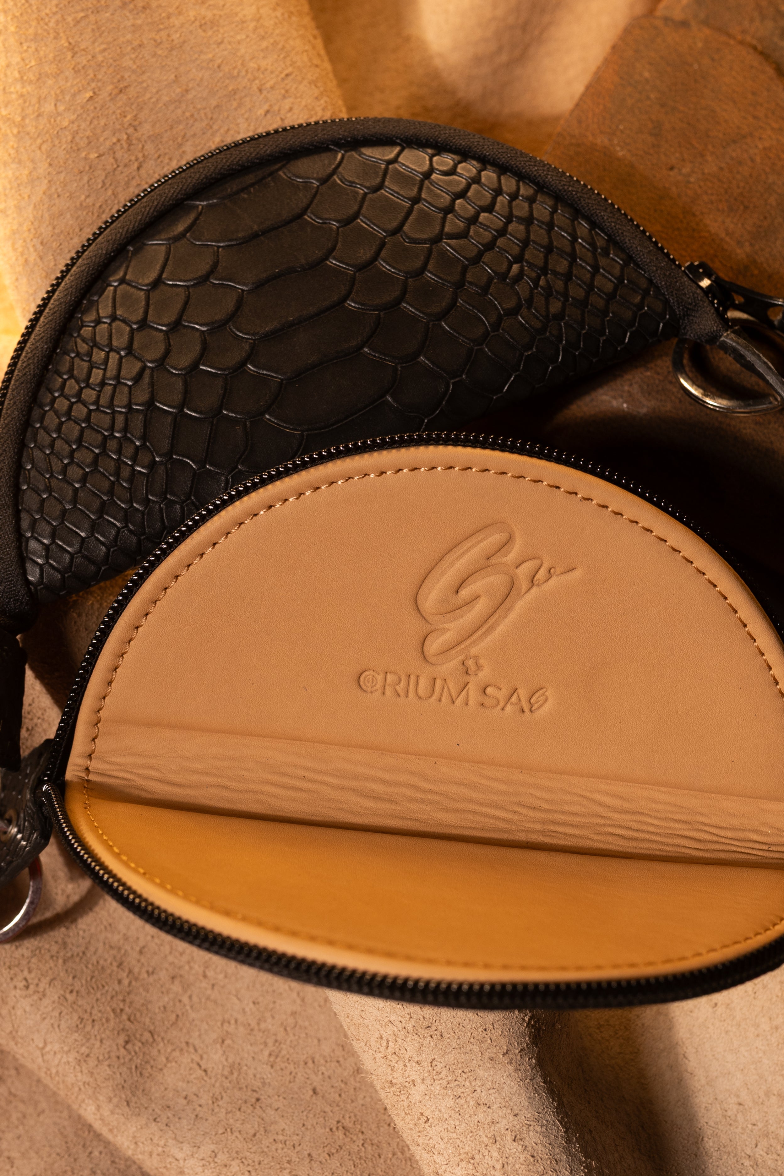 Canna-Base Black Croc – Reptilian Leather Herb Base | Limited